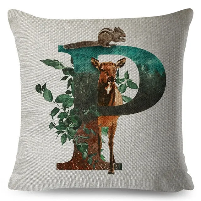 Beautiful Alphabet Pillow Animals