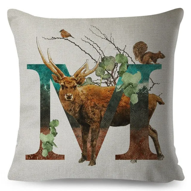 Beautiful Alphabet Pillow Animals