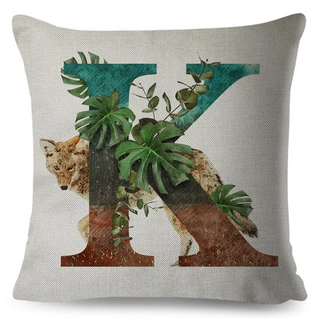 Beautiful Alphabet Pillow Animals