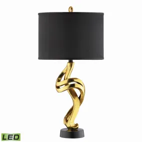 Belle LED Table Lamp in Gold