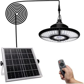 BigM 136 LED 1000 Lumens Bright Indoor Solar Light for Patios Pergolas