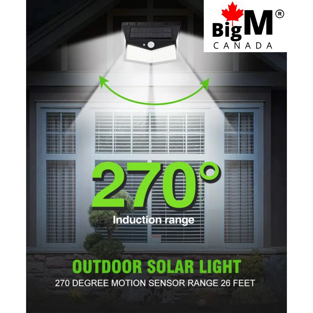 BigM  212 LED Best Solar Security Light With Motion Sensor for Outdoor