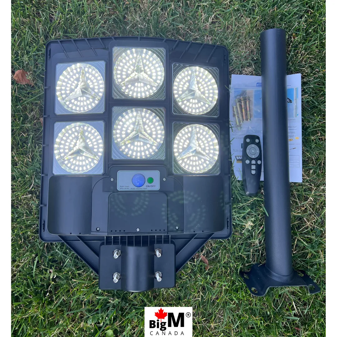 BigM 600W Heavy Duty Solar Street Light for commercial Outdoor Use