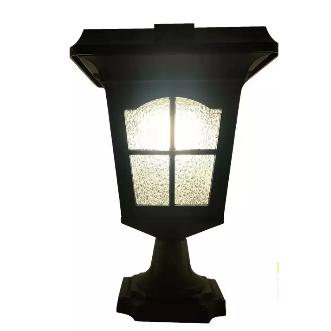 BigM Elegant Looking Vintage Style Solar Post Lights for Pillar Top