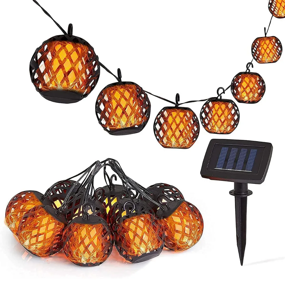 BigM solar flickering flame light balls for outdoor decorations