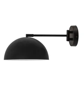 Bloomingville Black Metal Wall Lamp