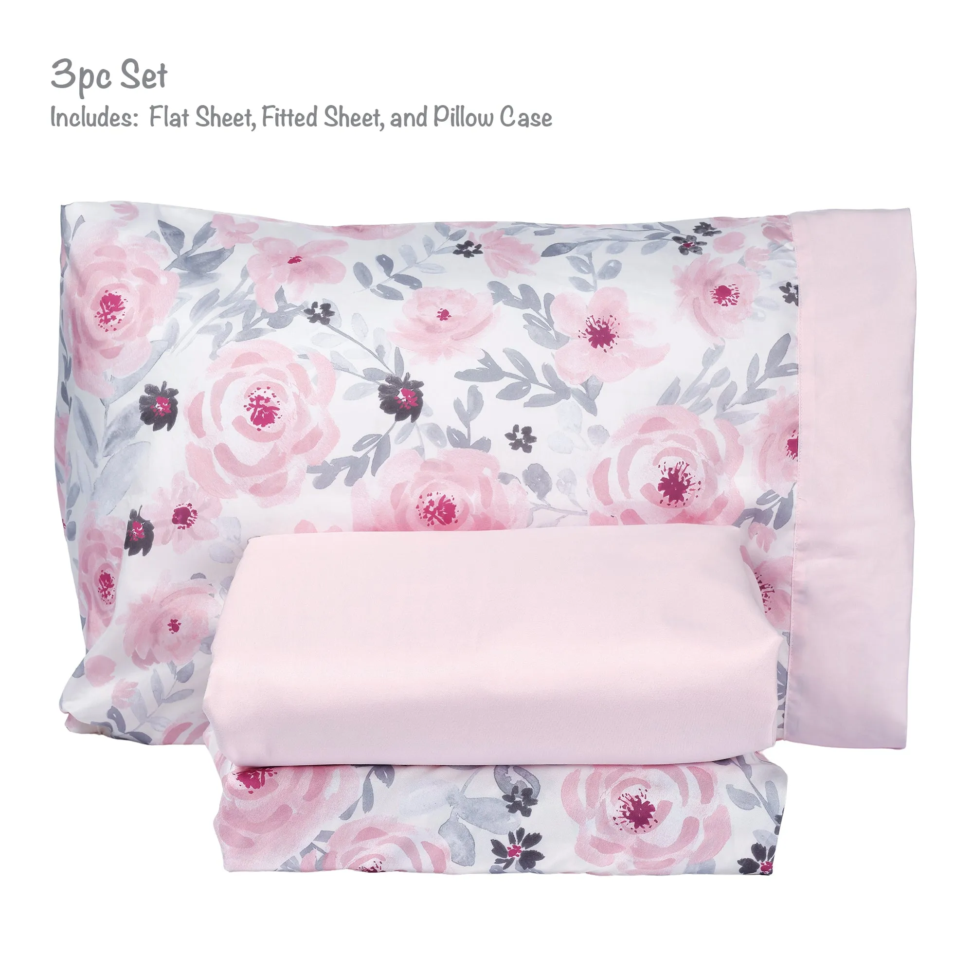 Blossom Twin Sheets & Pillowcase Set