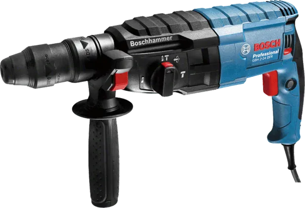 Bosch SDS Plus Rotary Hammer, 24mm, 790W, VSR, Electronic, 3-Modes, 2.7 J, 2.8kg, w/QC Chuck