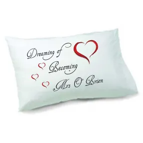 Brides Pillowcase, Personalised Gift