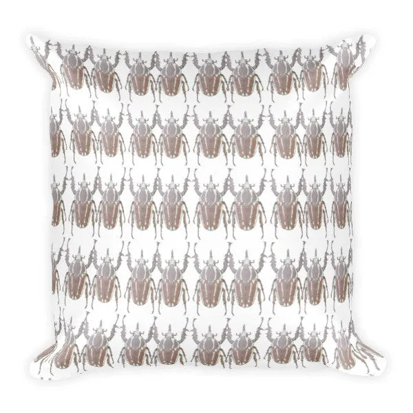 Brown Beetles Standing Cushion