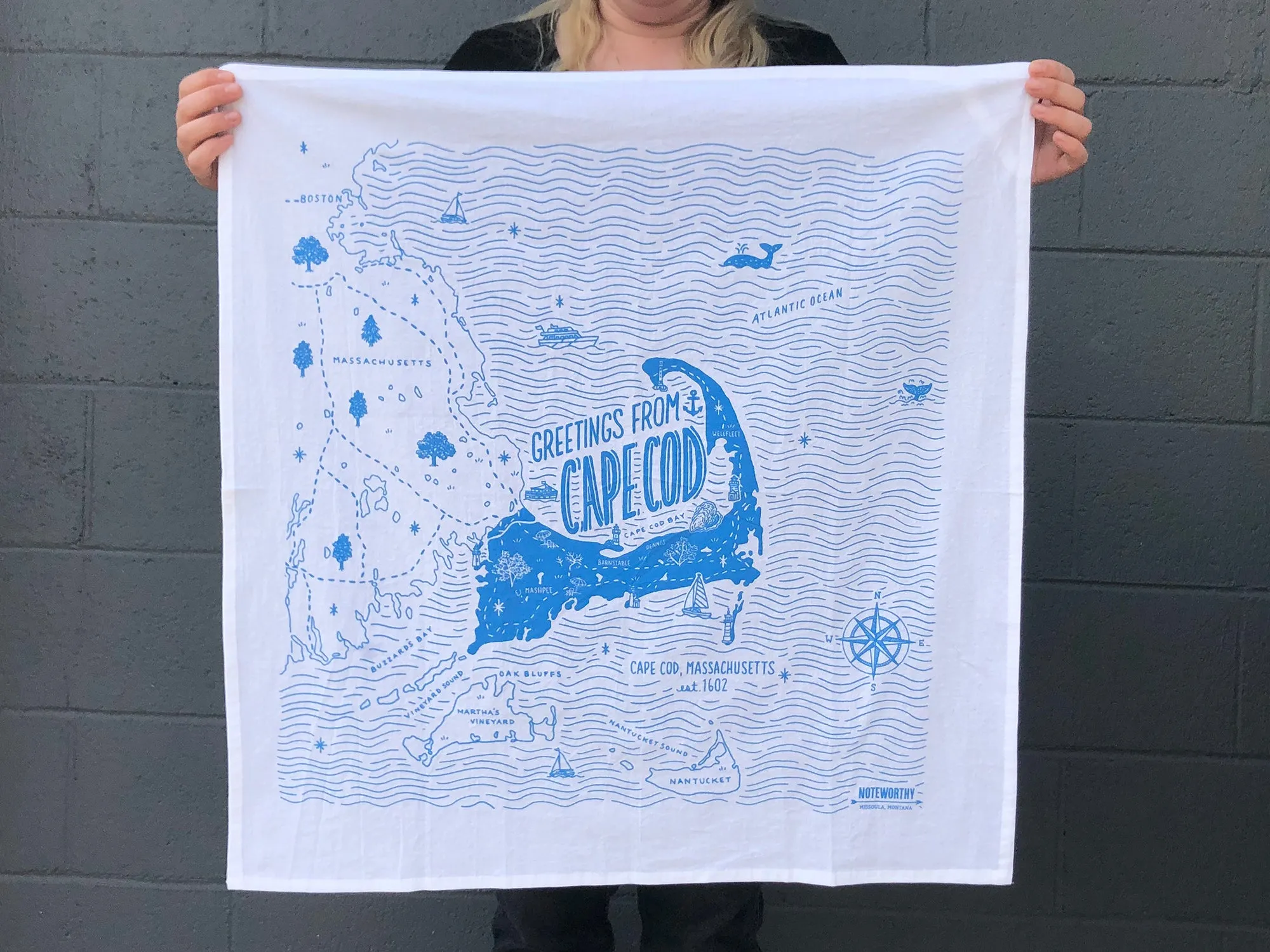 Cape Cod Tea Towel