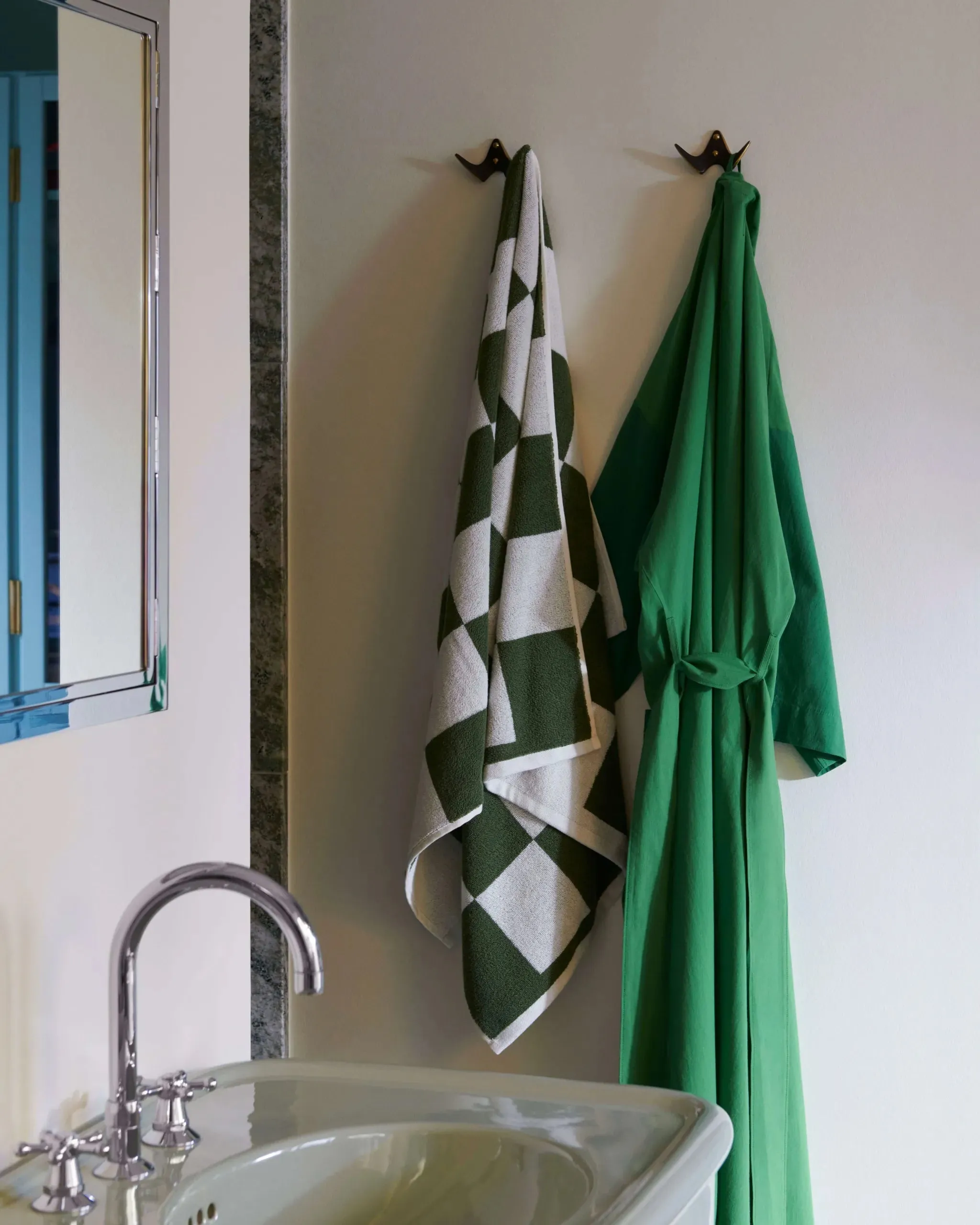 Check Bath Towel | Matcha | by HAY