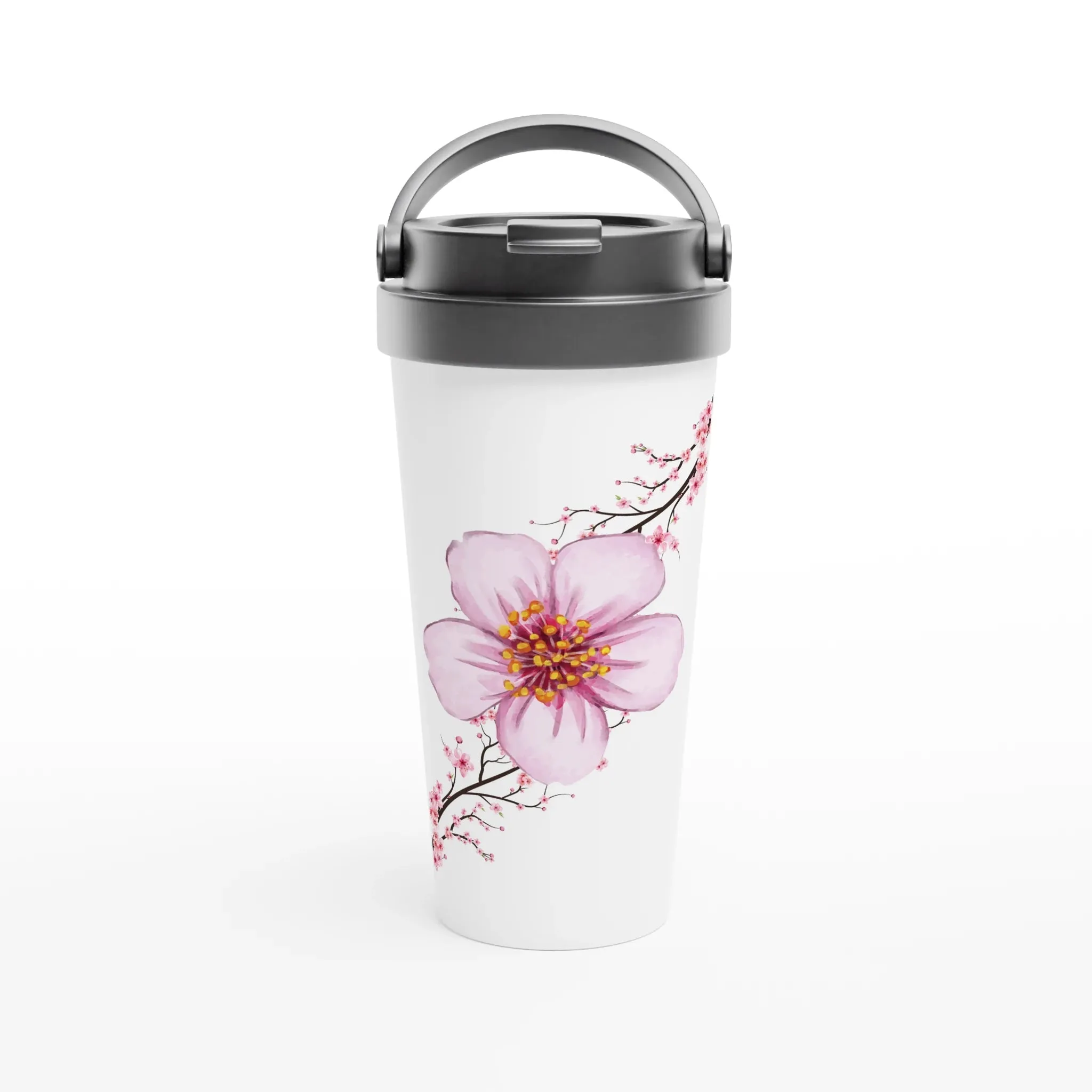 Cherry Blossom Leaf Travel Mug | Cherry Blossom Tumbler