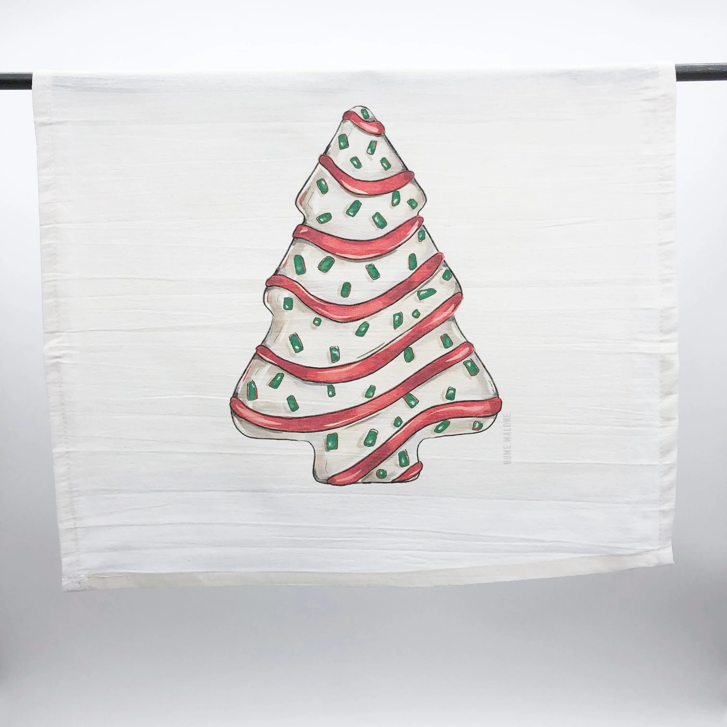 Christmas Tree Cake Towel