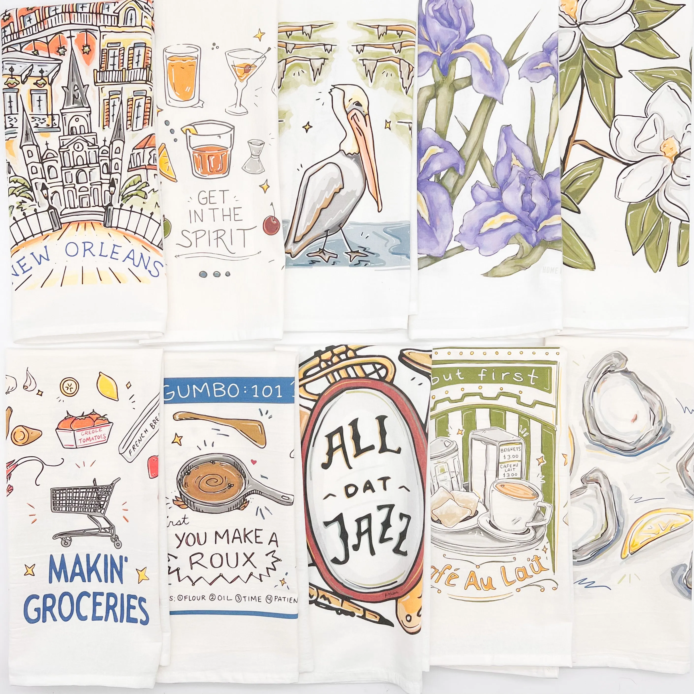 Coastal Lobster Tea Towel - ONLINE EXCLUSIVE