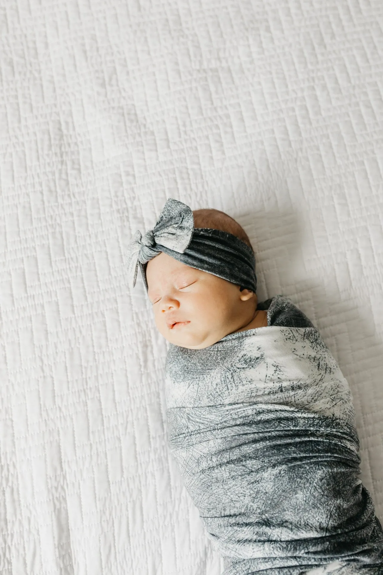 Copper Pearl Thrasher Knit Swaddle Blanket