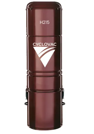 Cyclovac H215 Canister Central Vacuum with Premium Hardfloor Accessory Kit (30Ft,35Ft,40Ft Hose)