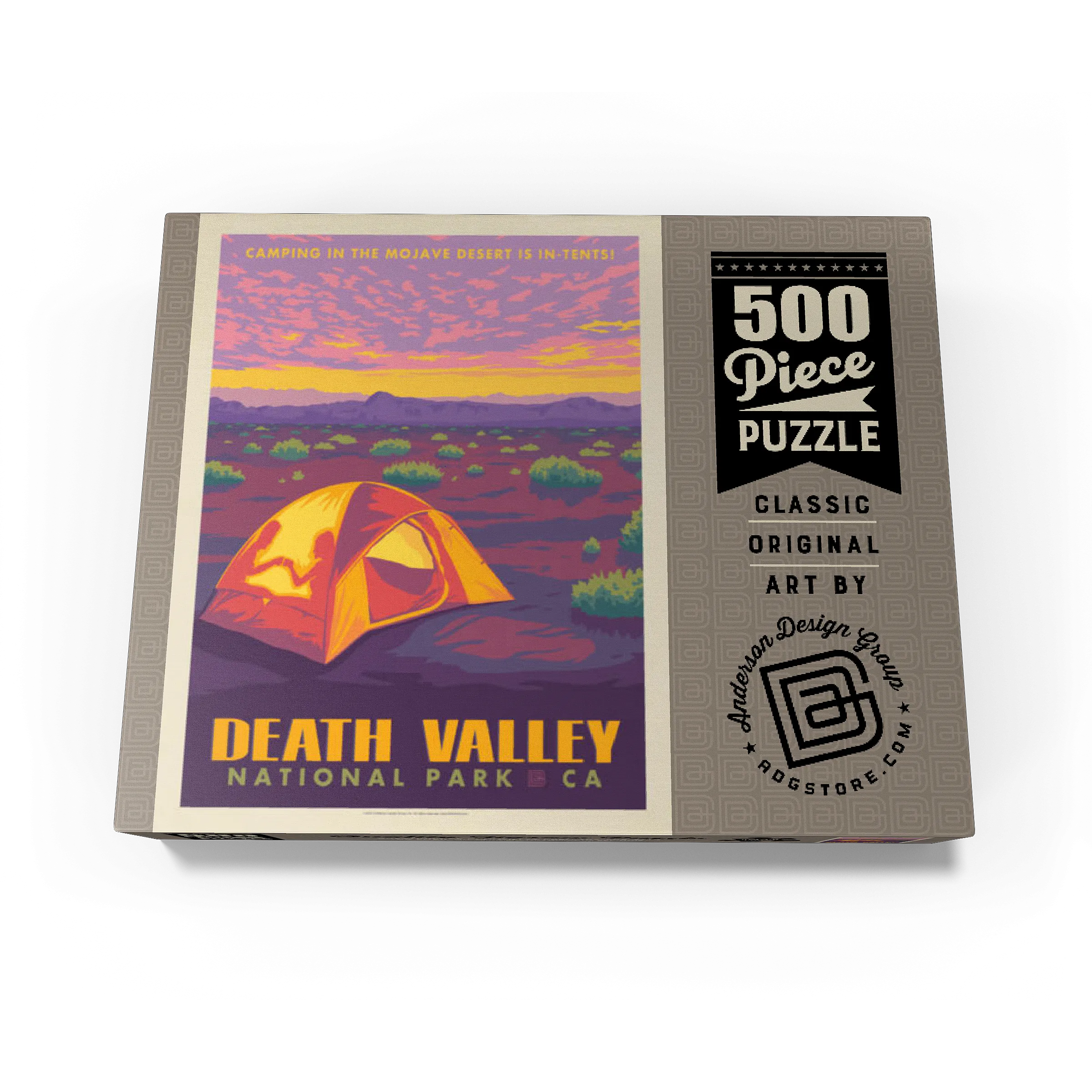 Death Valley National Park: Camping, Vintage Poster