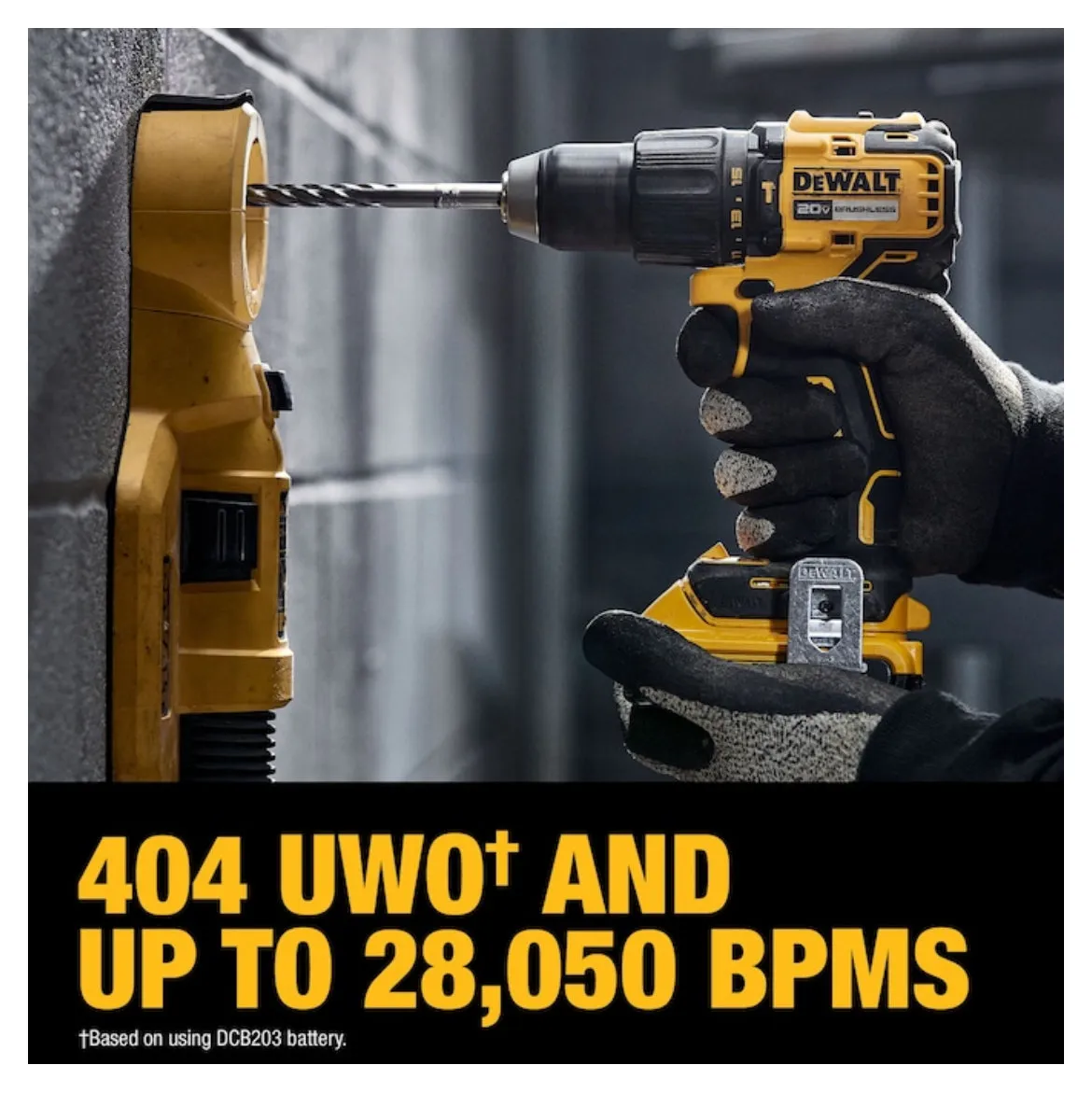 DEWALT 20-volt Max Brushless Hammer Drill (1-Battery Included)