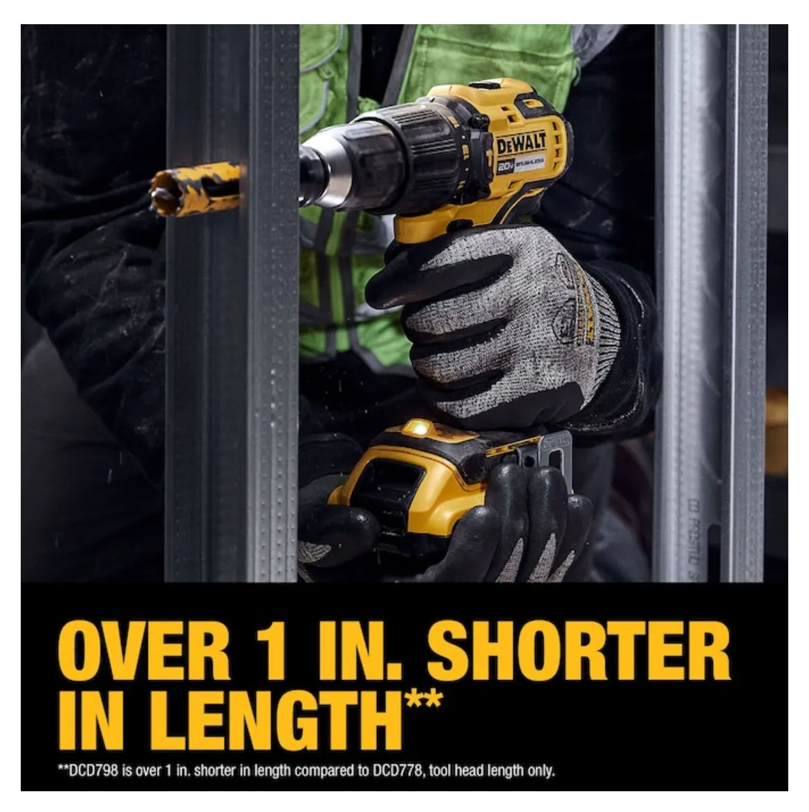 DEWALT 20-volt Max Brushless Hammer Drill (1-Battery Included)