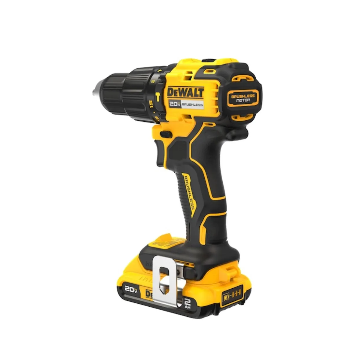 DEWALT 20-volt Max Brushless Hammer Drill (1-Battery Included)