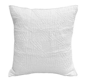 Diamond European Pillowcase White