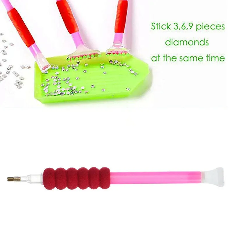 Diamond Painting Tool Set - Diamond Painting Supplies - Dot Drill Pens - Point Drill - Tweezer - Storage Box - Gift Set - Kit