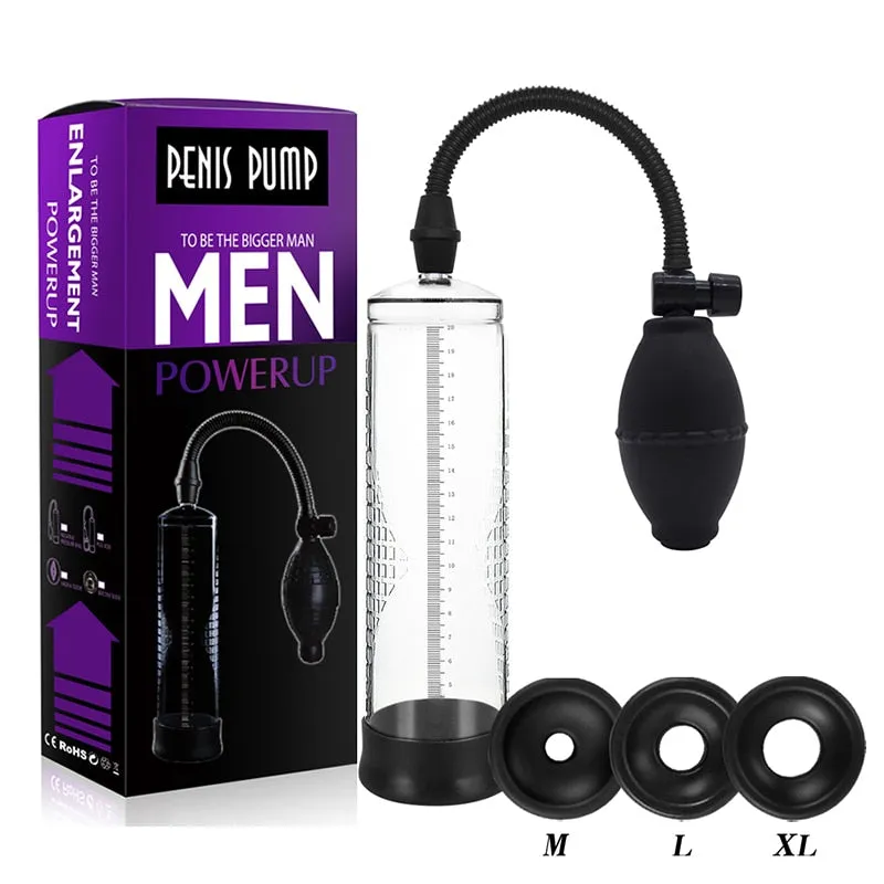 Dick Training Effective Penis Pump Enlargement Vacuum  Extender Men Increase Length Enlarger Male Erotic