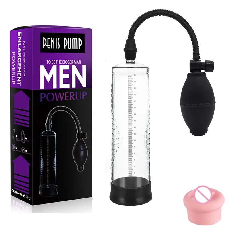 Dick Training Effective Penis Pump Enlargement Vacuum  Extender Men Increase Length Enlarger Male Erotic