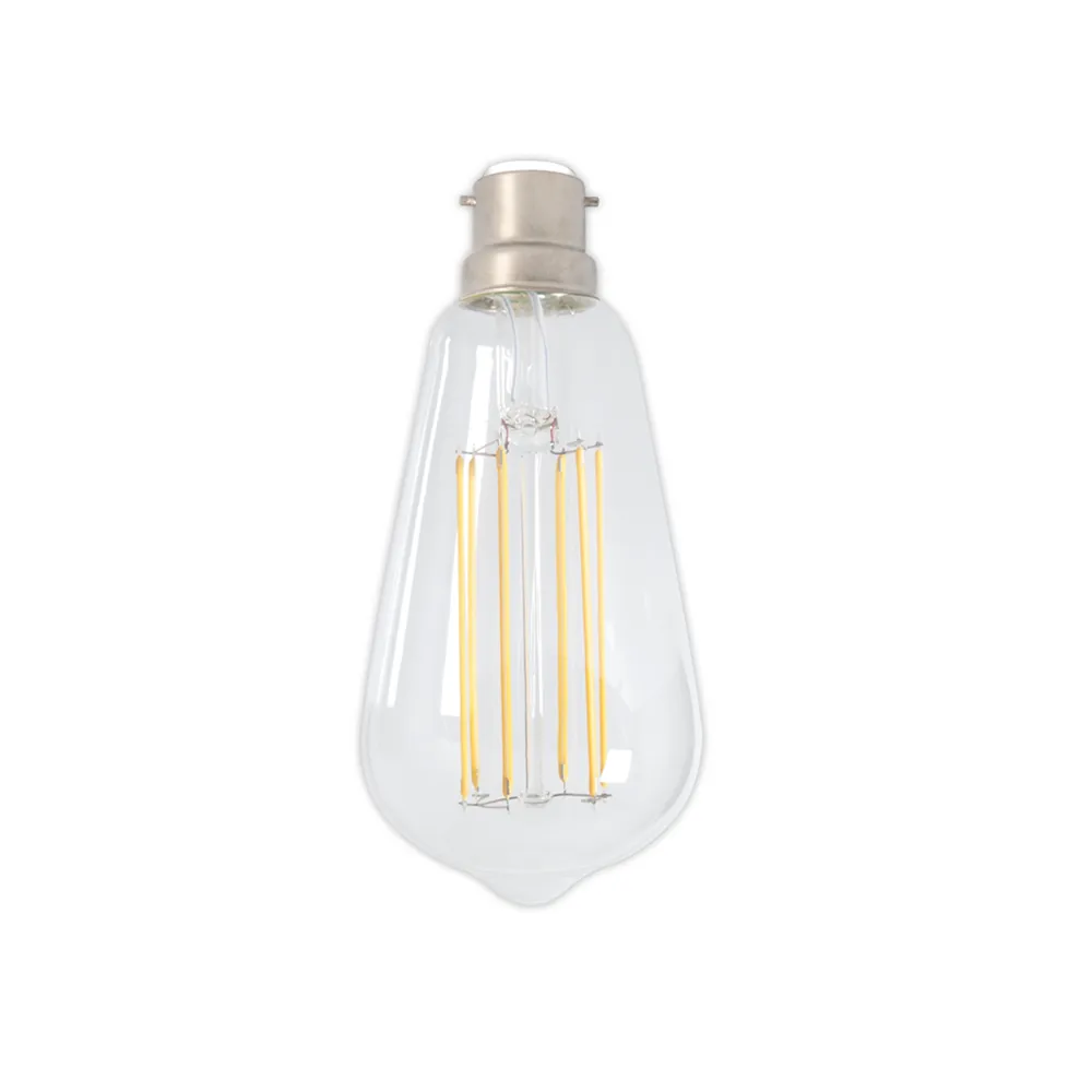 Dimmable LED Pear Squirrel Filament Bulb - B22 (Clear) 4w