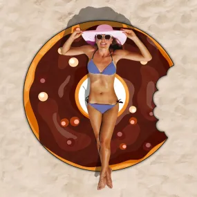 Donut Style Microfiber Towel Cloth Beach