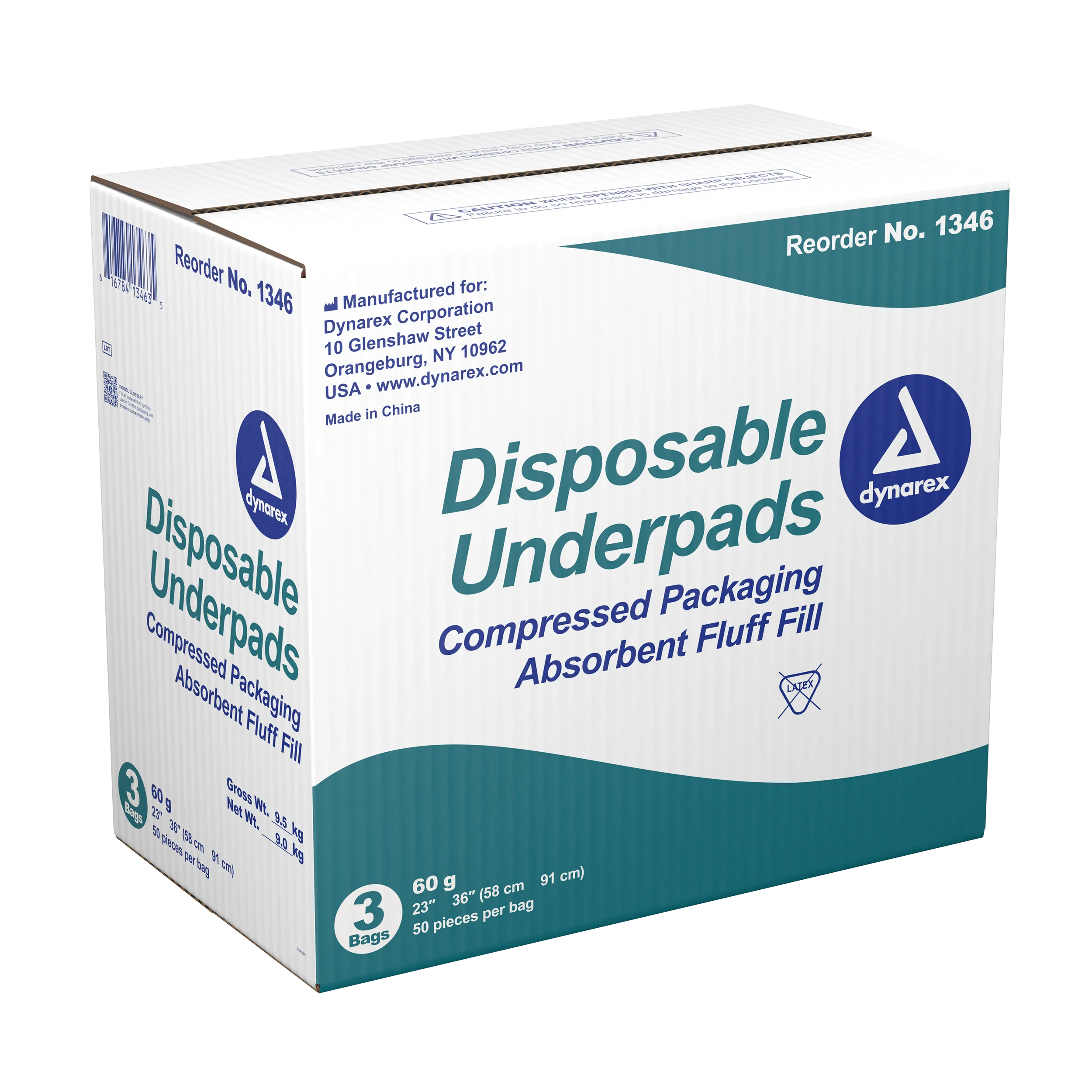 Dynarex - Disposable Underpads, 23 x 36 (60 g)