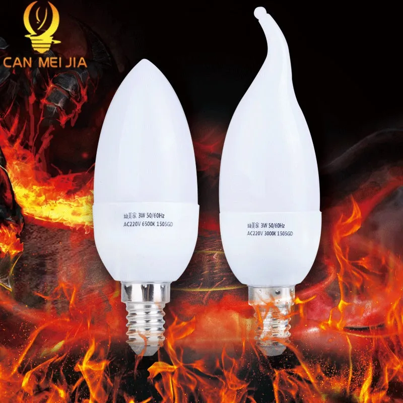 E14 Led Candle Light Bulb 220V Energy Saving Bulb Lamp E14 LED Bombilla Decorativas Ampoule Led Lamps 3W 5W Led Lights for Home