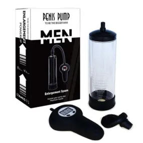 Electric Vacuum Penis Pump Pressure Control Led Monitor 22cm