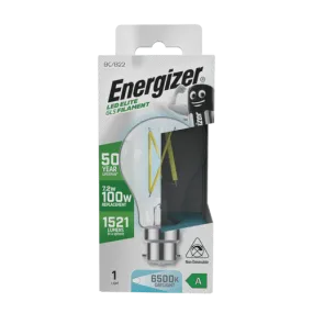 Energizer GLS B22 LED Bulb - 7.2w - 6500K- 1521lm