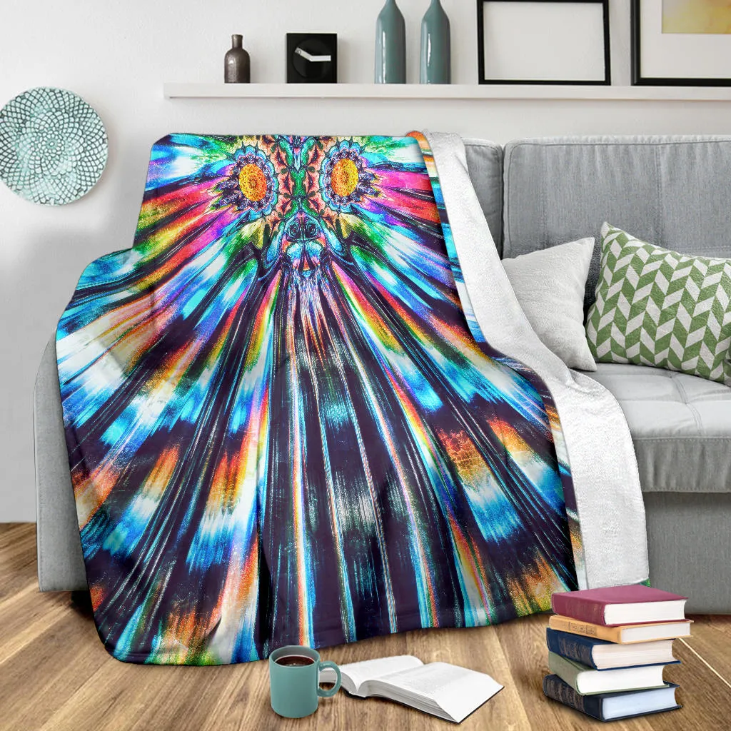 Entheogenic Encounter | Microfleece Blanket | Makroverset