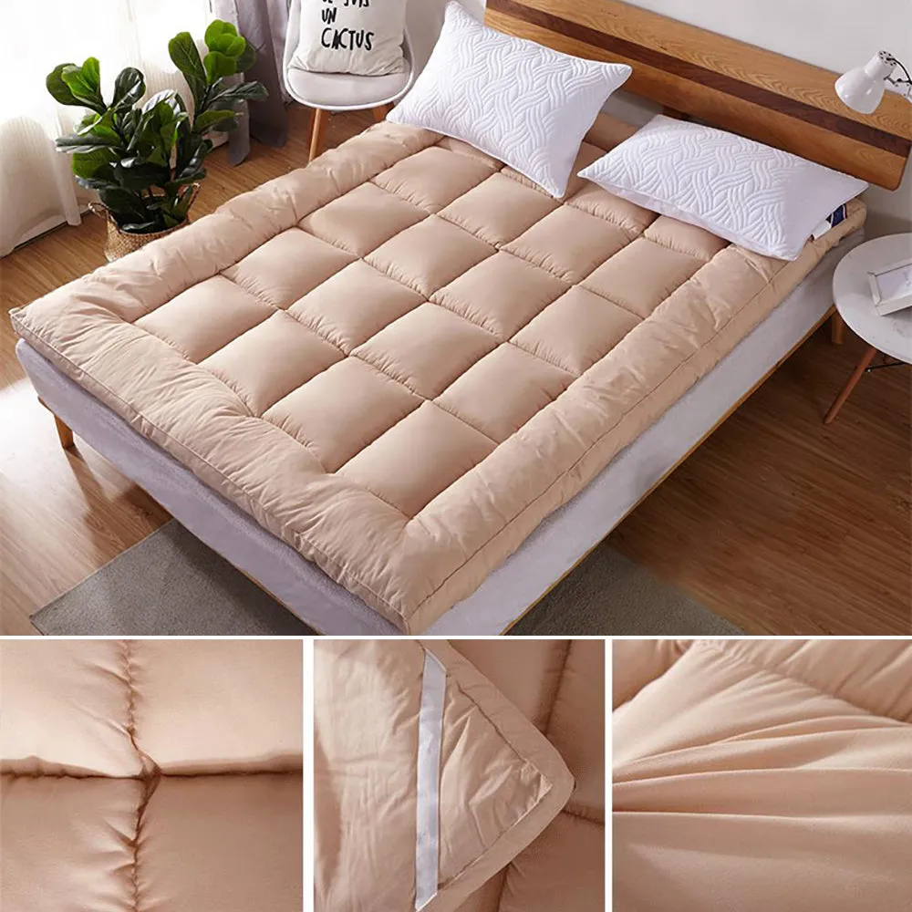 Extra Thick Queen Mattress Topper Pillow Top Mattress Pad Cover