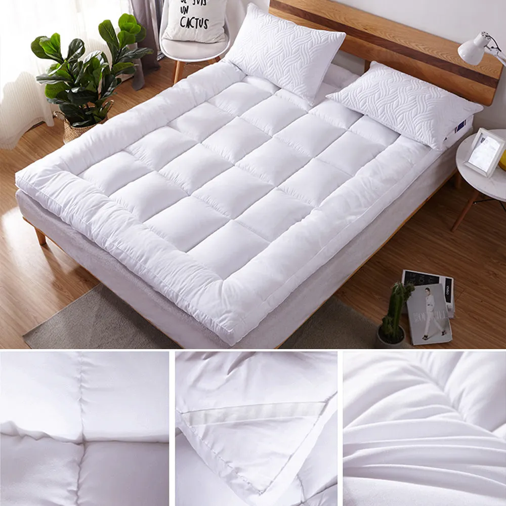 Extra Thick Queen Mattress Topper Pillow Top Mattress Pad Cover