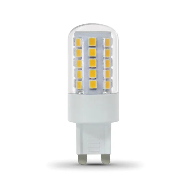 Feit Electric BPG940/850/LED LED Bulb, Specialty, Wedge Lamp, 40 W Equivalent, G9 Lamp Base, Dimmable, Clear