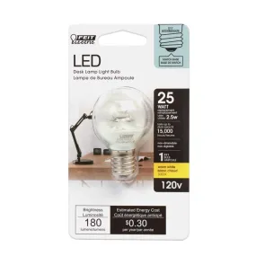 Feit LED S11 E17 (Intermediate) LED Bulb Warm White 25 Watt Equivalence 1 pk