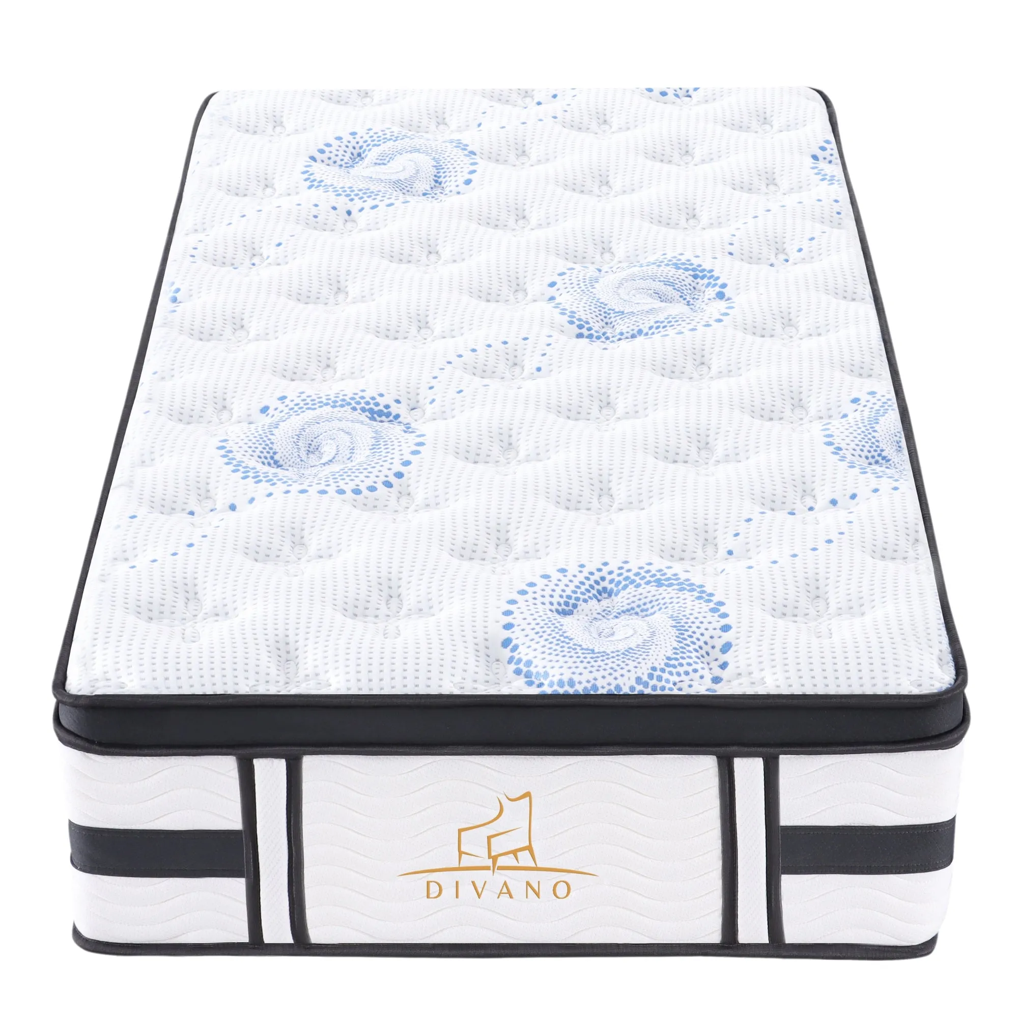 Firm Luxury Single Mattress w/ Edge Support & 7 Zones