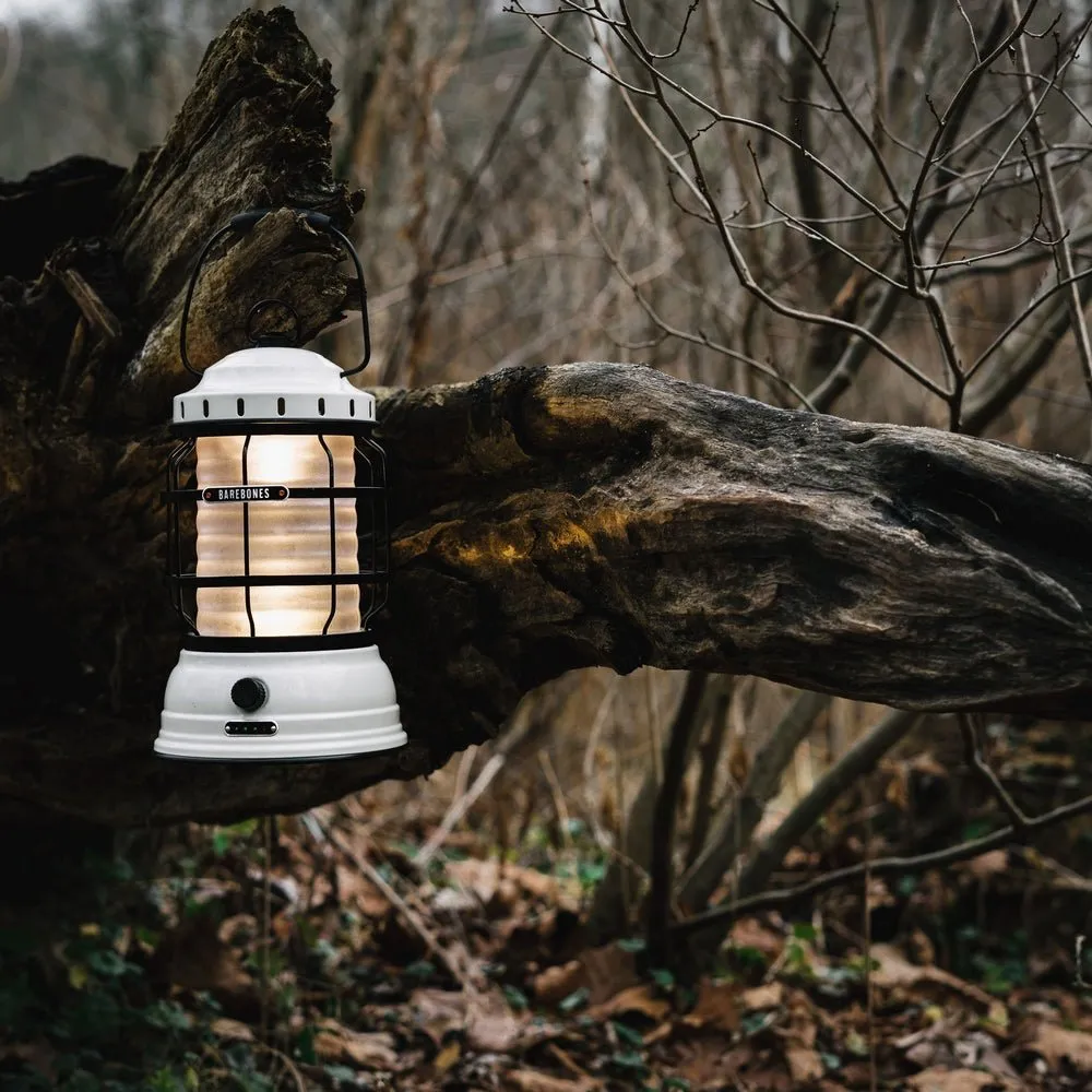 Forest LED Portable Lantern - Vintage White