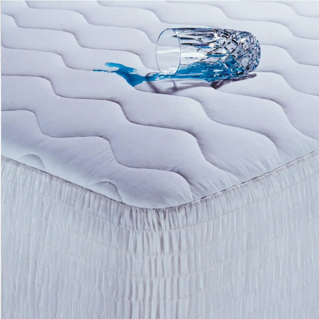 Full size Cotton Waterproof Mattress Pad with Hypoallergenic Fill