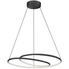 Gabriel LED Chandelier in Matte Black