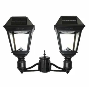 Gama Sonic Imperial III Commercial Solar Double Post Light, 600 Lumens, CCT Selectable 2700K/6000K