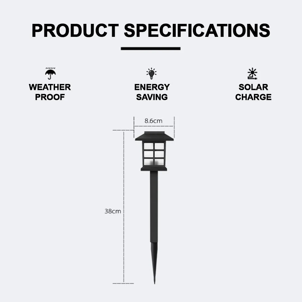 Garden Solar Lamp (38 x 8.6cm)