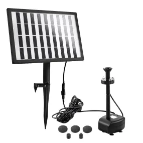 Gardeon Solar Pond Pump with Battery LED Lights 4 FT