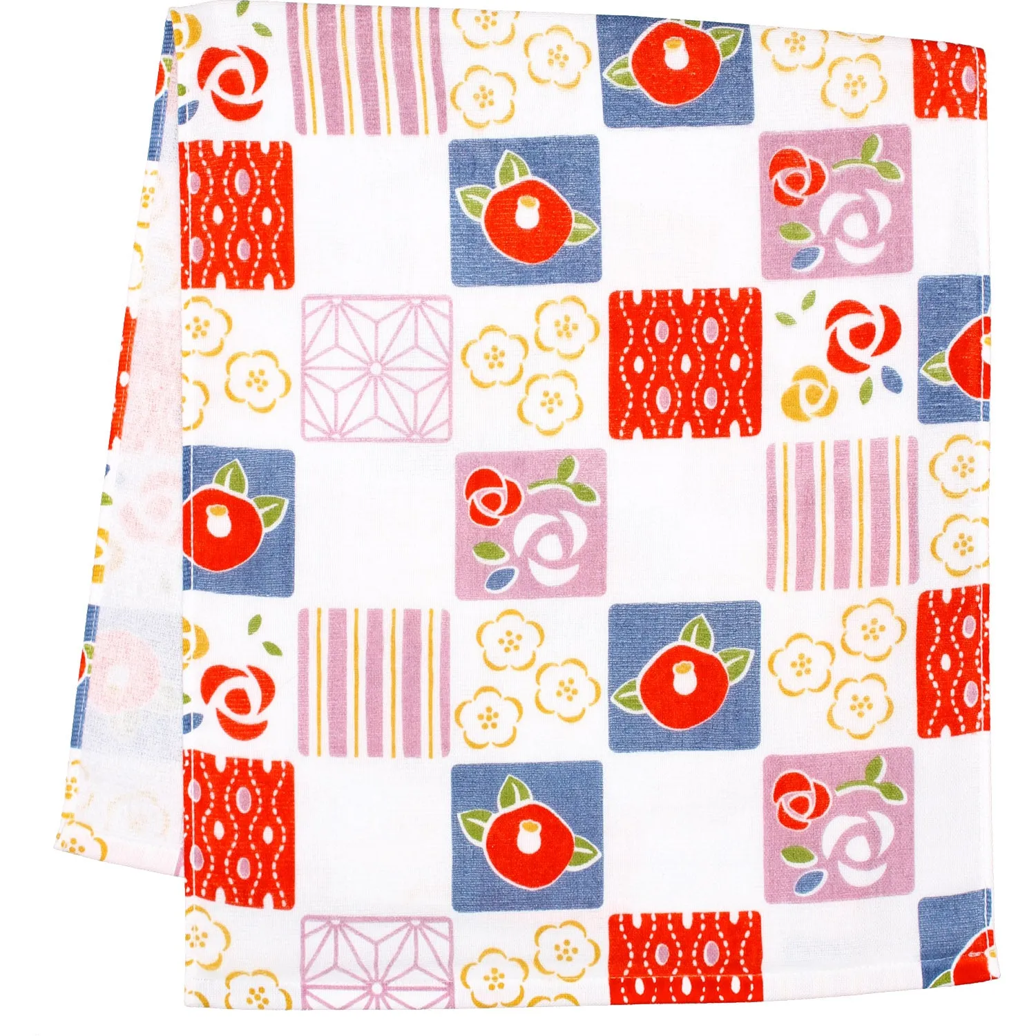 Gauze Face Towel - Flower Ichimatsu