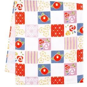 Gauze Face Towel - Flower Ichimatsu