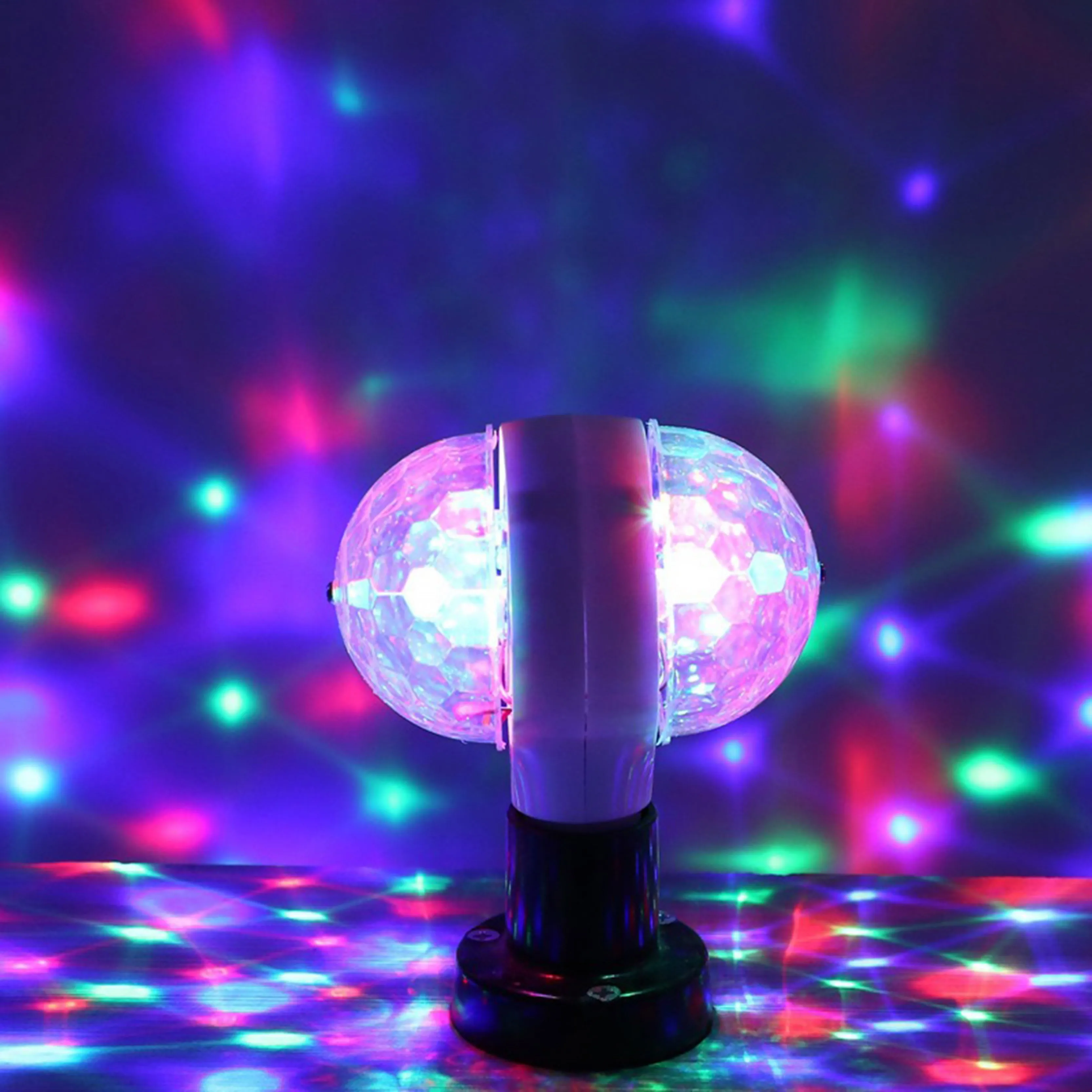 Glow Night Party Rotating LED Light Bulb